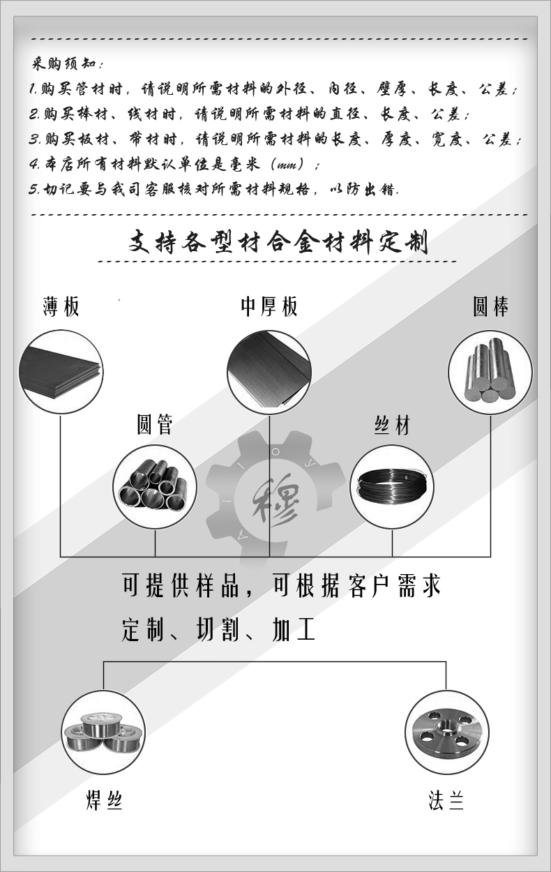  合金批发定制